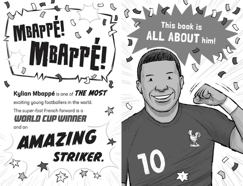 Football Superstars - Mbappe Rules (Simon Mugford)-Nonfiction: 人物傳記 Biography-買書書 BuyBookBook