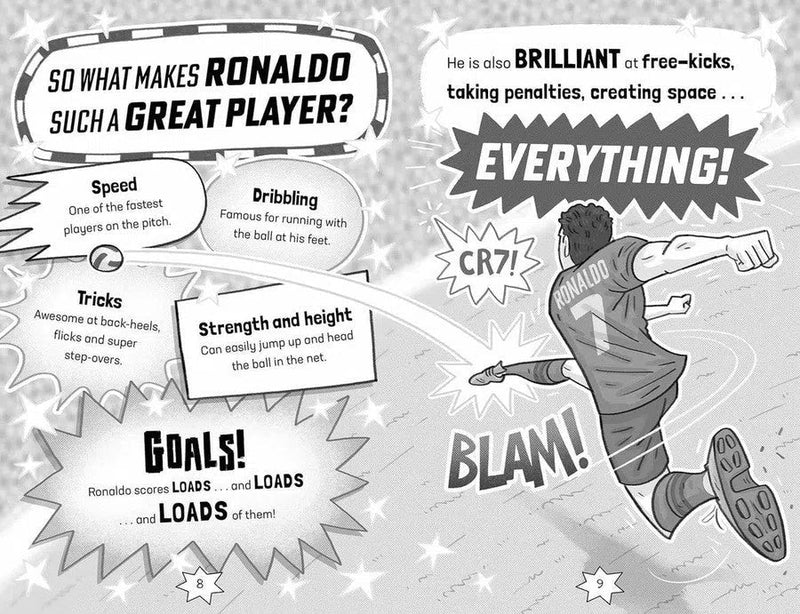 Football Superstars - Ronaldo Rules (Simon Mugford)-Nonfiction: 人物傳記 Biography-買書書 BuyBookBook