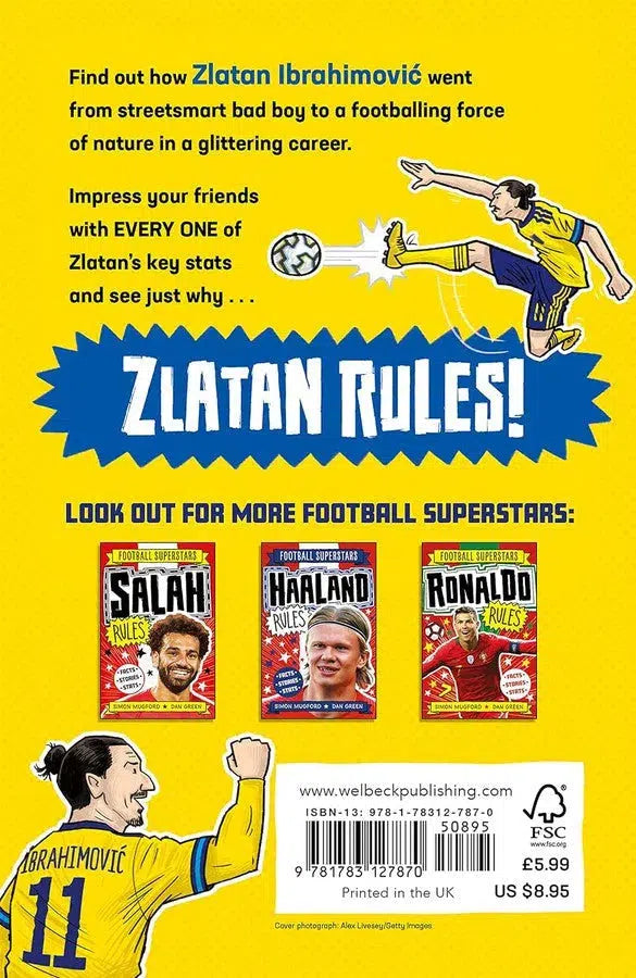 Football Superstars - Zlatan Rules (Simon Mugford)-Nonfiction: 人物傳記 Biography-買書書 BuyBookBook