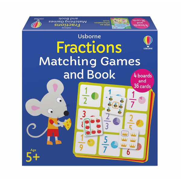 Fractions: Matching Games and Book (Kate Nolan)-Nonfiction: 學前基礎 Preschool Basics-買書書 BuyBookBook