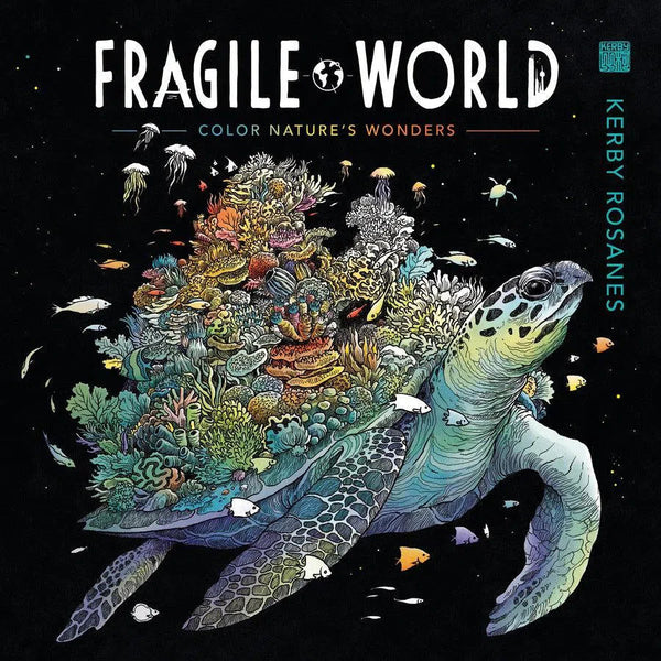 Fragile World-Adult colouring and activity books-買書書 BuyBookBook