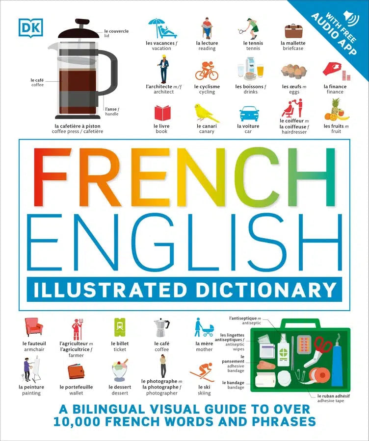 French - English Illustrated Dictionary-Language and Linguistics-買書書 BuyBookBook