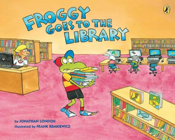 Froggy Goes to the Library-Children’s / Teenage fiction: Nature and animal stories-買書書 BuyBookBook