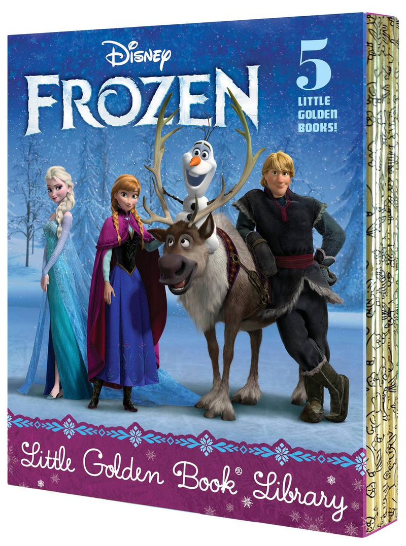 Frozen Little Golden Book Library (Disney Frozen)-Children’s / Teenage fiction: General and modern fiction-買書書 BuyBookBook