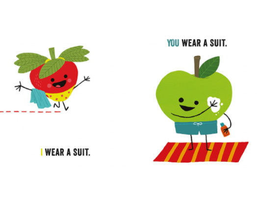 Fruits in Suits (Board Book) - 買書書 BuyBookBook