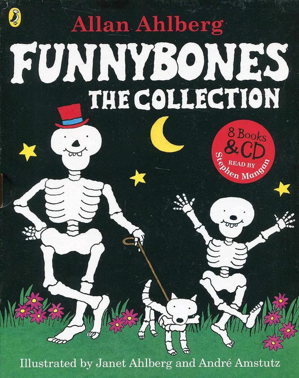 Funny Bones Book and Audio Collection (8 Books & CD) ( Allan Ahlberg)-Fiction: 兒童繪本 Picture Books-買書書 BuyBookBook