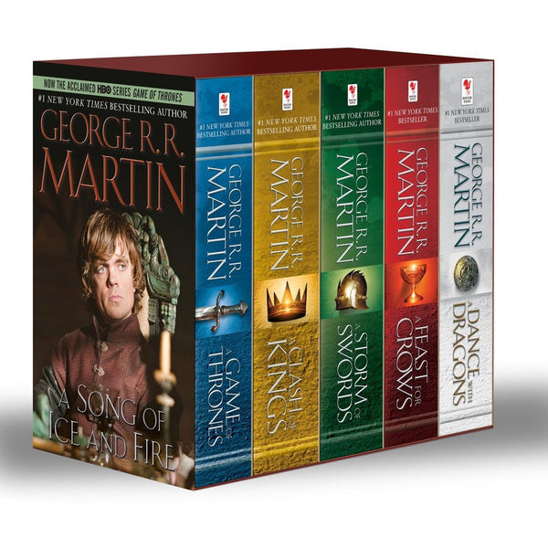 George R. R. Martin's A Game of Thrones 5-Book Boxed Set (Song of Ice and Fire Series)-Fiction: Fantasy-買書書 BuyBookBook