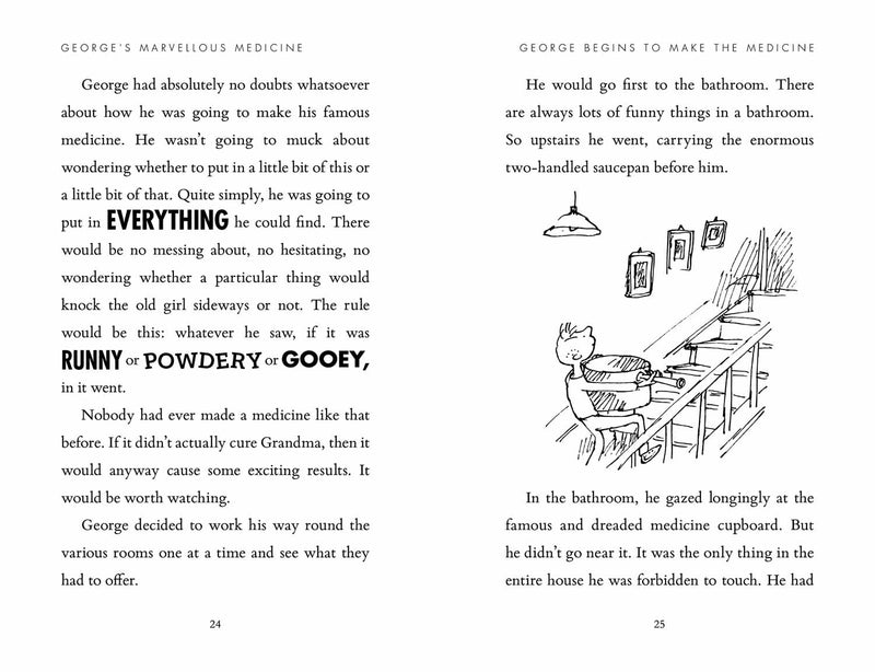 George's Marvellous Medicine(Roald Dahl)-Fiction: 劇情故事 General-買書書 BuyBookBook