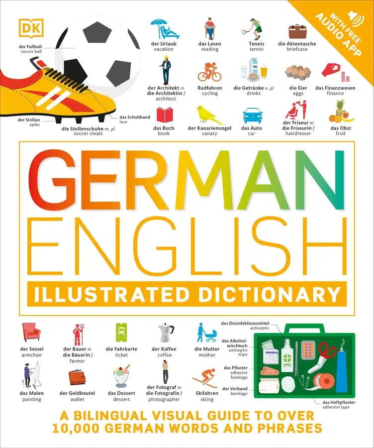 German - English Illustrated Dictionary-Language and Linguistics-買書書 BuyBookBook