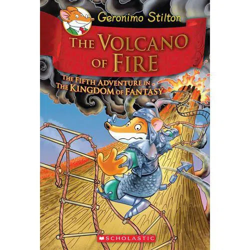 Geronimo Stilton Kingdom of Fantasy #05 The Volcano of Fire Scholastic