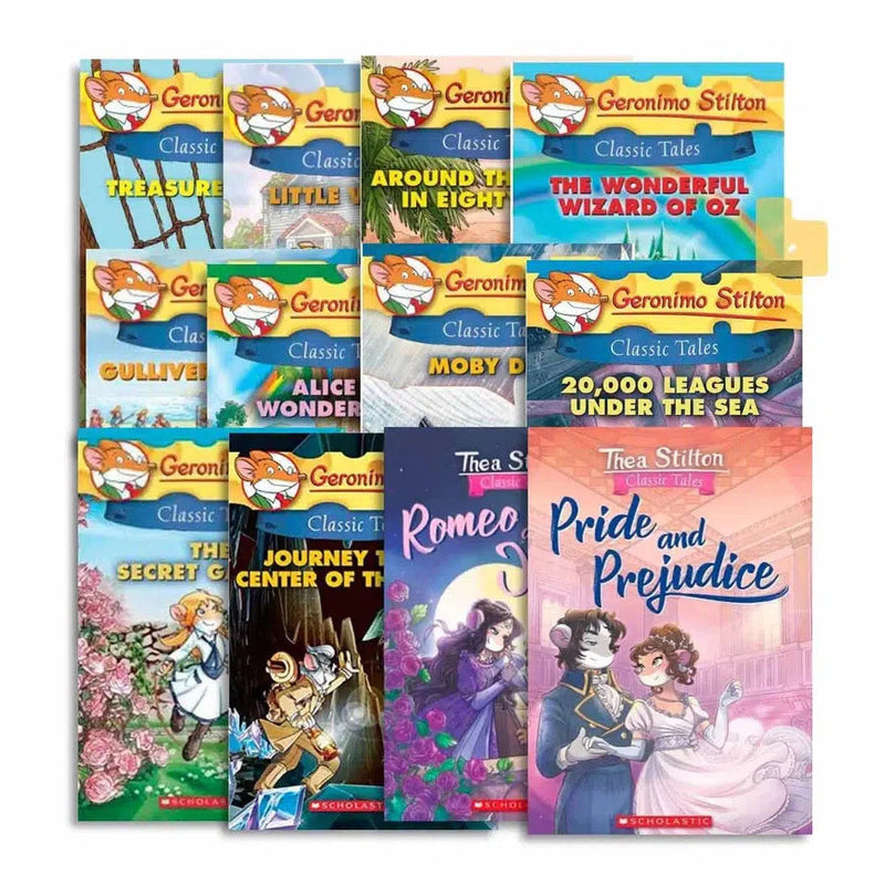 Geronimo Stilton + Thea Stilton Classic Tales Mega Bundle-Fiction: 經典傳統 Classic & Traditional-買書書 BuyBookBook