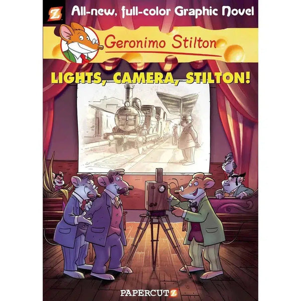 Geronimo Stilton Graphic Novel #16 Lights, Camera, Stilton! (Hardcover) Macmillan US