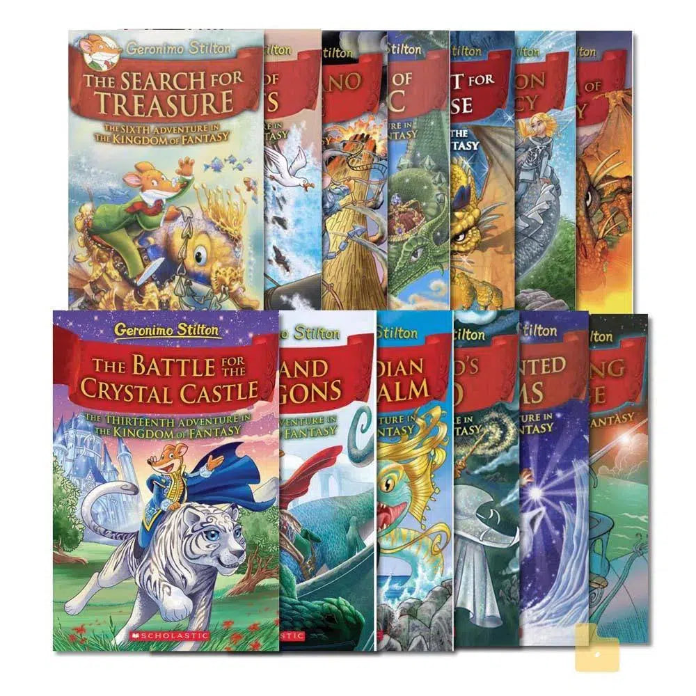 Geronimo Stilton (正版) Kingdom of Fantasy #01-13 (13 books bundle)(Hardback) Scholastic