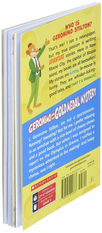 Geronimo Stilton #33 Geronimo and the Gold Medal Mystery - 買書書 BuyBookBook