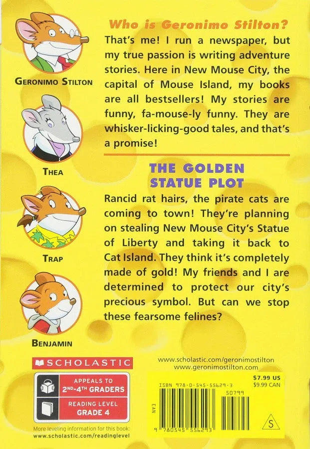 Geronimo Stilton #55 The Golden Statue Plot - 買書書 BuyBookBook