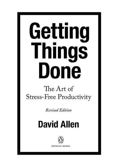 Getting Things Done (David Allen)-Nonfiction: 政治經濟 Politics & Economics-買書書 BuyBookBook