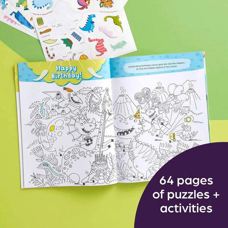 Giant Sticker Dinosaur Fun (Giant Sticker Fun)-Activity: 繪畫貼紙 Drawing & Sticker-買書書 BuyBookBook