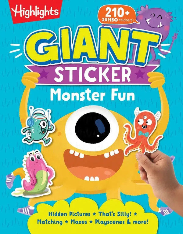 Giant Sticker Monster Fun-Children’s interactive and activity books and kits-買書書 BuyBookBook