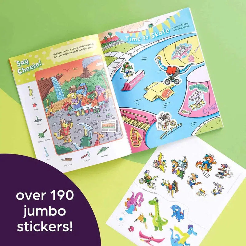 Giant Sticker Dinosaur Fun (Giant Sticker Fun)-Activity: 繪畫貼紙 Drawing & Sticker-買書書 BuyBookBook