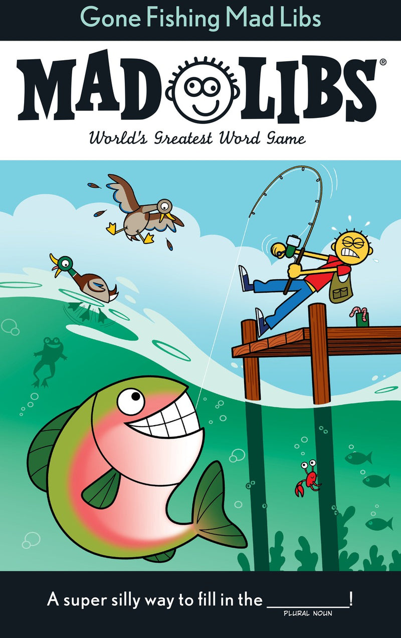 Gone Fishing Mad Libs-Children’s interactive and activity books and kits-買書書 BuyBookBook