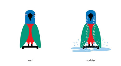 Grammar Zoo Book, A - Comparrotives (Board Book) - 買書書 BuyBookBook