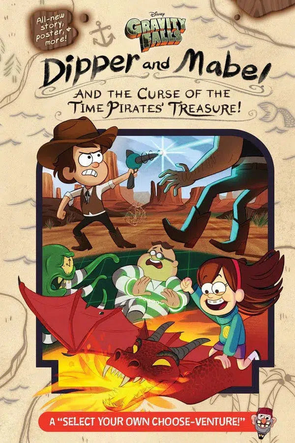 Gravity Falls:: Dipper and Mabel and the Curse of the Time Pirates' Treasure!-Children’s / Teenage fiction: General and modern fiction-買書書 BuyBookBook