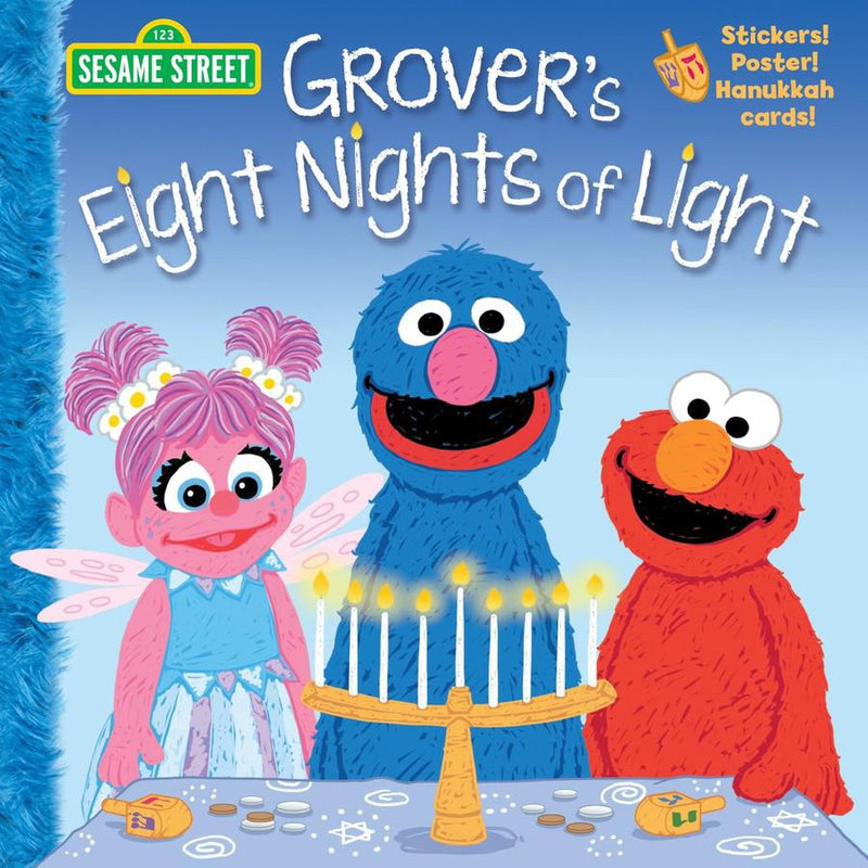 Grover's Eight Nights of Light (Sesame Street)-Children’s / Teenage fiction: General and modern fiction-買書書 BuyBookBook