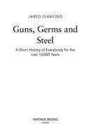 Guns, Germs and Steel: A short history of everybody for the last 13,000 years-Nonfiction: 常識通識 General Knowledge-買書書 BuyBookBook