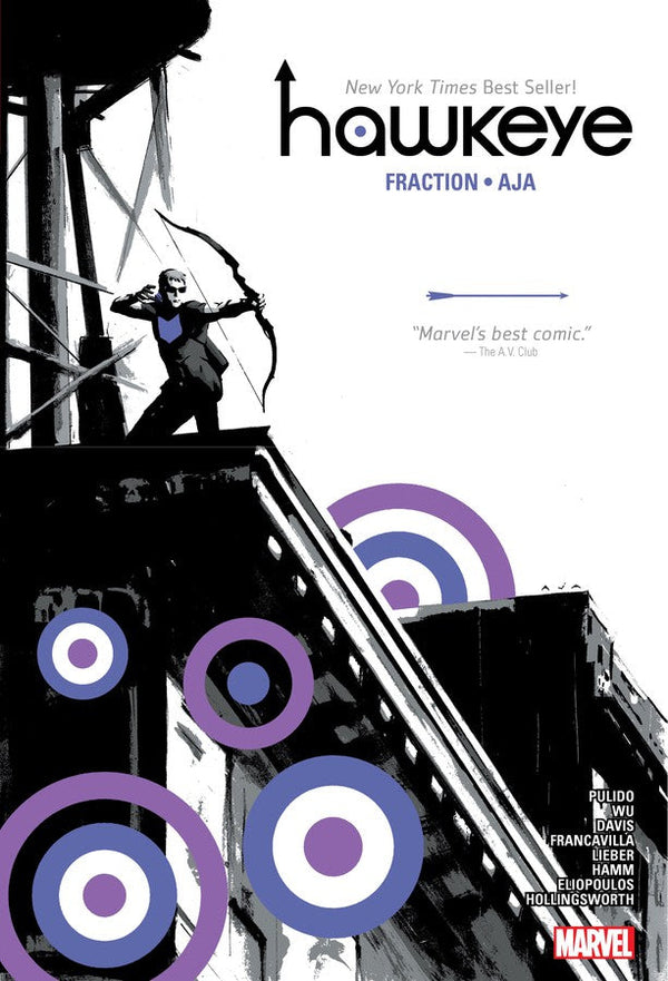 HAWKEYE BY FRACTION & AJA OMNIBUS [NEW PRINTING]-Graphic novel / Comic book / Manga: genres-買書書 BuyBookBook