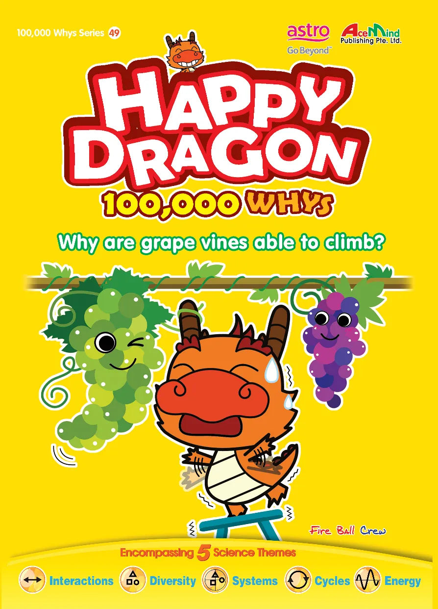 HAPPY DRAGON #49 – Why are grape vines able to climb?
