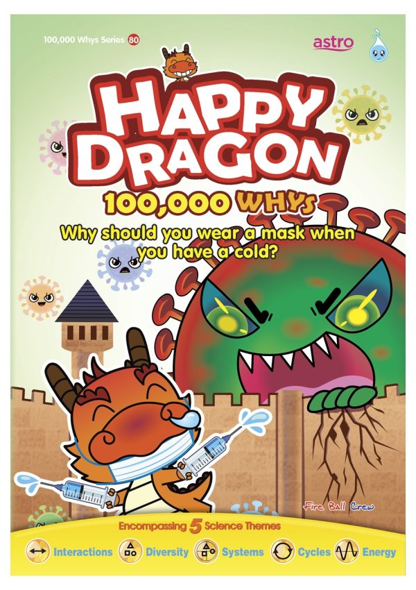 HAPPY DRAGON #80 – Why do we need to wear a mask when we have a cold?-Children’s / Teenage general interest: Science and technology-買書書 BuyBookBook
