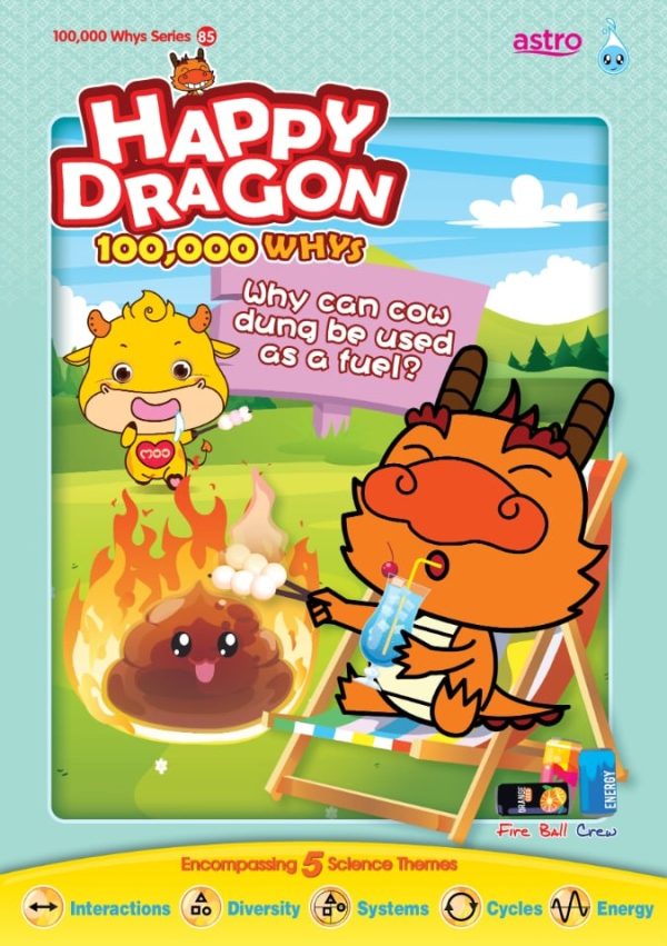 HAPPY DRAGON #85 – Why can dried cow dung be used as fuel?-Children’s / Teenage general interest: Science and technology-買書書 BuyBookBook