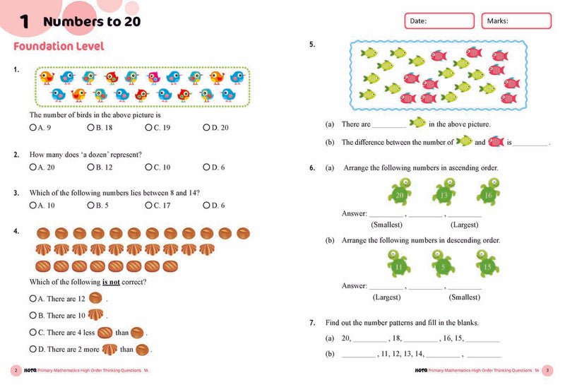 HOTQ Primary Mathematics High Order Thinking Questions-Supplemental: 數學科 Math-買書書 BuyBookBook