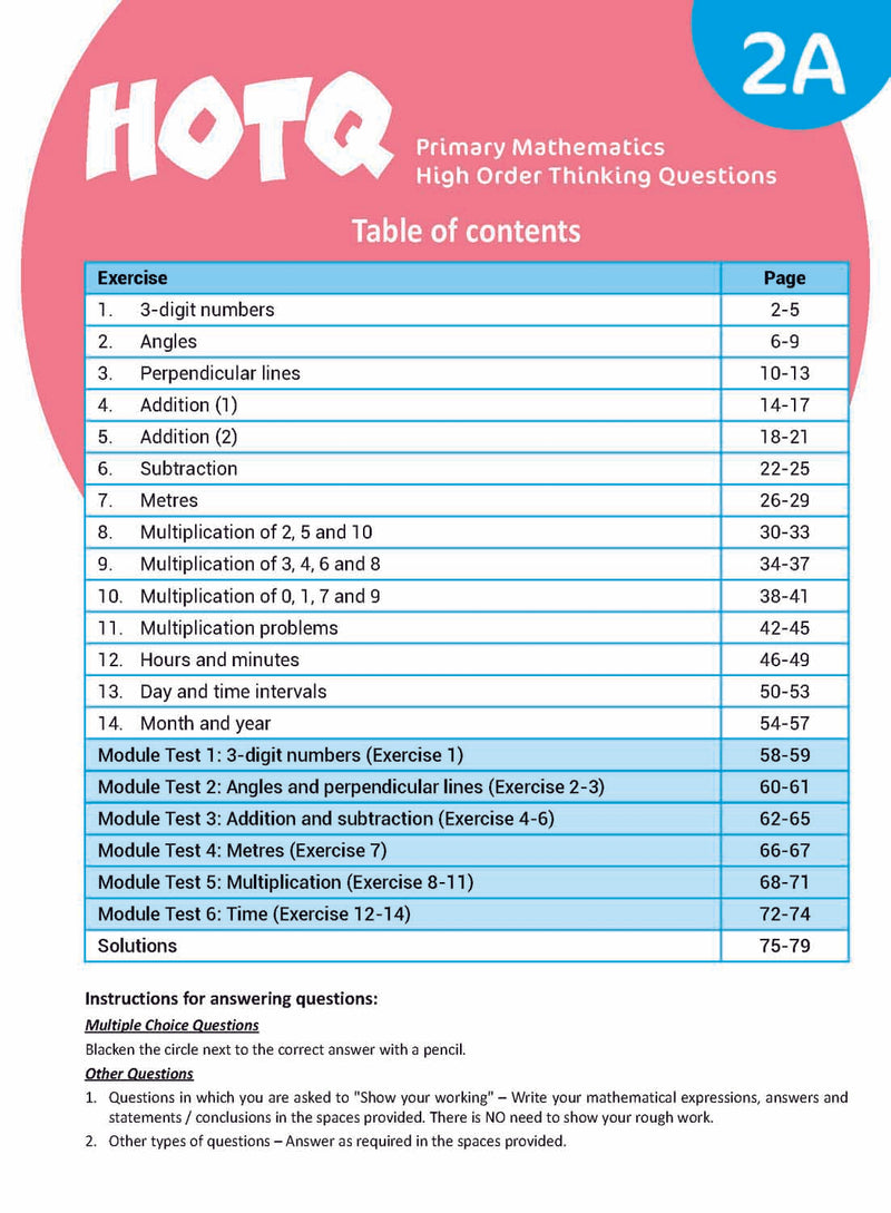 HOTQ Primary Mathematics High Order Thinking Questions-Supplemental: 數學科 Math-買書書 BuyBookBook