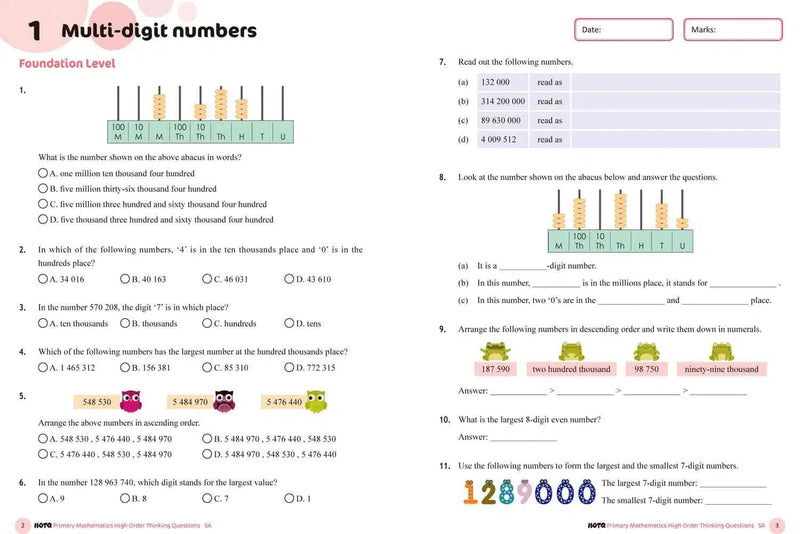 HOTQ Primary Mathematics High Order Thinking Questions-Supplemental: 數學科 Math-買書書 BuyBookBook