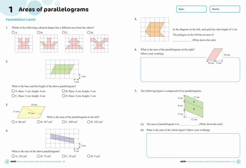 HOTQ Primary Mathematics High Order Thinking Questions-Supplemental: 數學科 Math-買書書 BuyBookBook