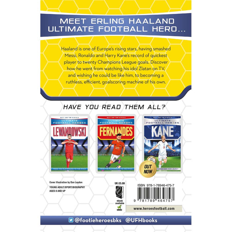 Ultimate Football Heroes - Haaland (Matt & Tom Oldfield)-Nonfiction: 人物傳記 Biography-買書書 BuyBookBook