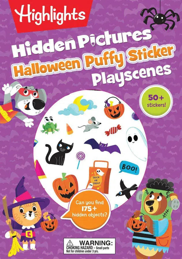 Halloween Hidden Pictures Puffy Sticker Playscenes-Children’s / Teenage general interest: Places and peoples-買書書 BuyBookBook