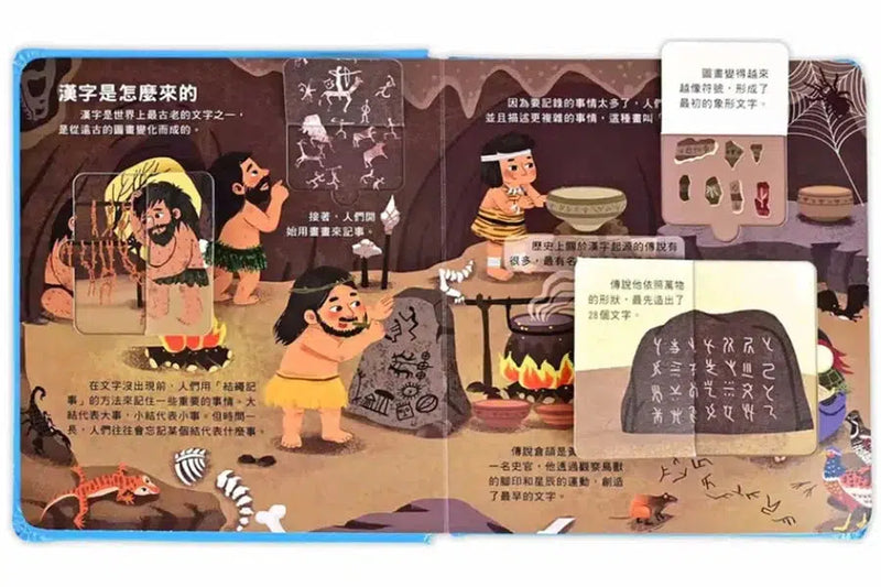 漢字起源 : 探秘小世界翻翻書-非故事: 語文學習 Language Learning-買書書 BuyBookBook