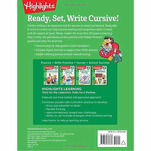 Handwriting - Cursive Practice (Highlights) PRHUS