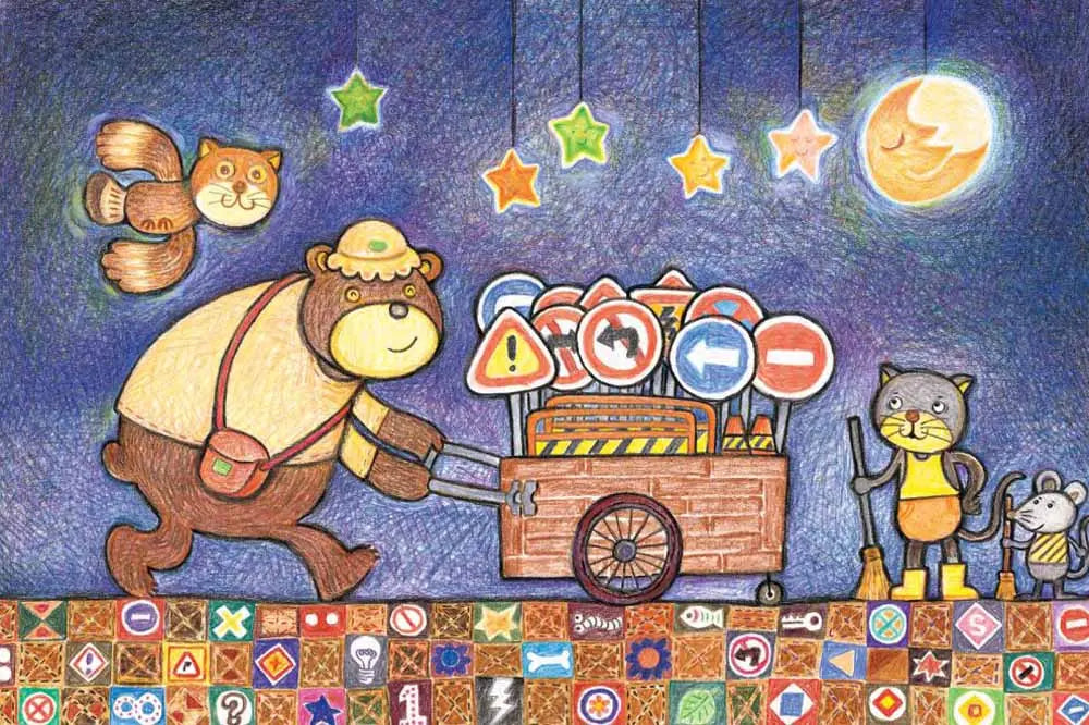 好忙好忙的大熊村長-Children’s picture books-買書書 BuyBookBook