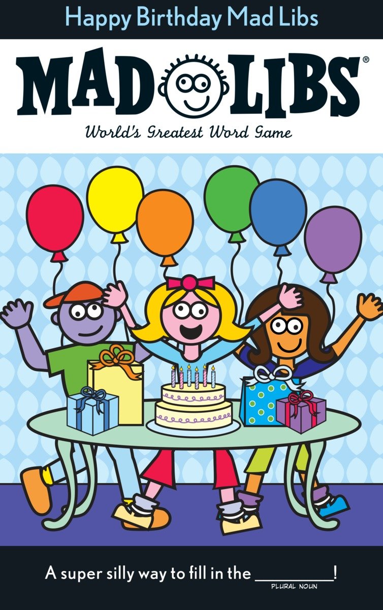 Happy Birthday Mad Libs-Children’s interactive and activity books and kits-買書書 BuyBookBook