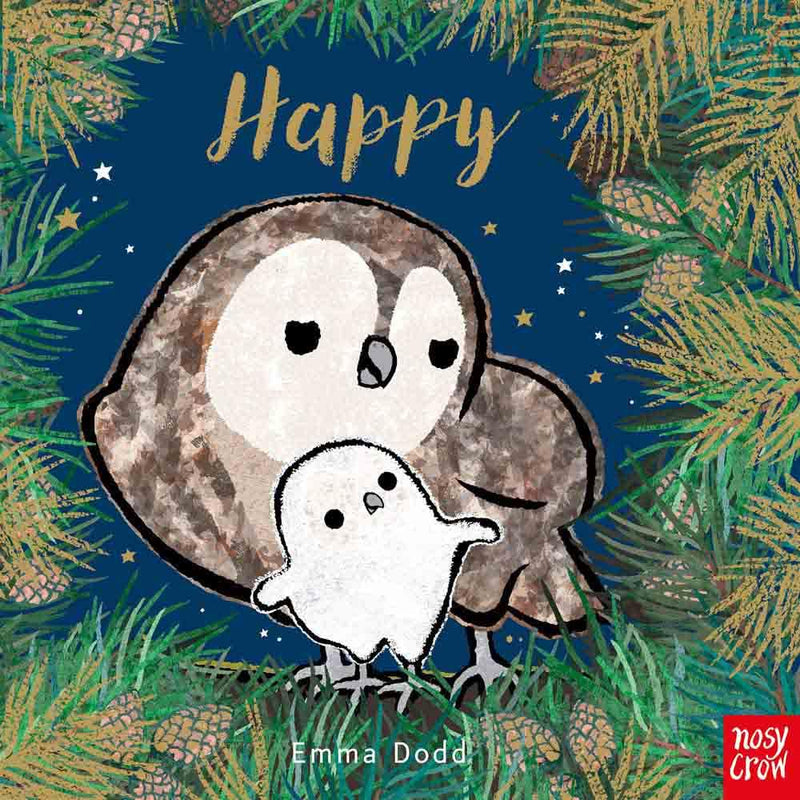 Happy (Board Book with Audio QR Code )(Emma Dodd) Nosy Crow