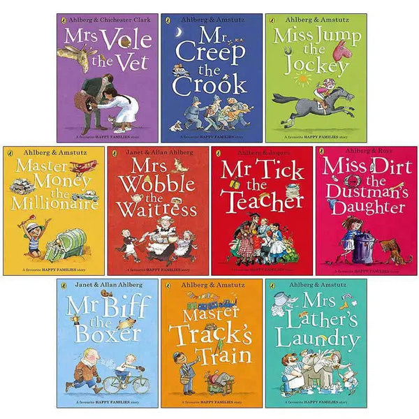 Happy Families Collection Box Set (10 Books) Penguin UK