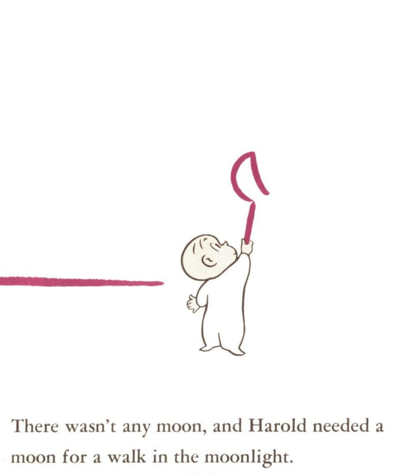 Harold and the Purple Crayon (Crockett Johnson)-Fiction: 兒童繪本 Picture Books-買書書 BuyBookBook