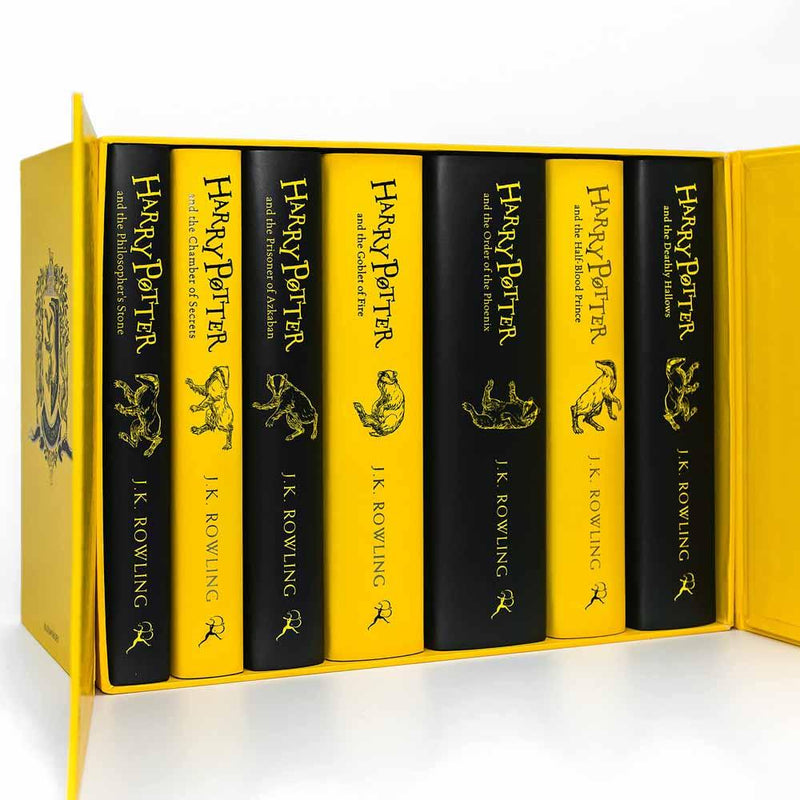 Harry Potter Hufflepuff House Editions Box Set (7 Books)  (J.K. Rowling) - 買書書 BuyBookBook