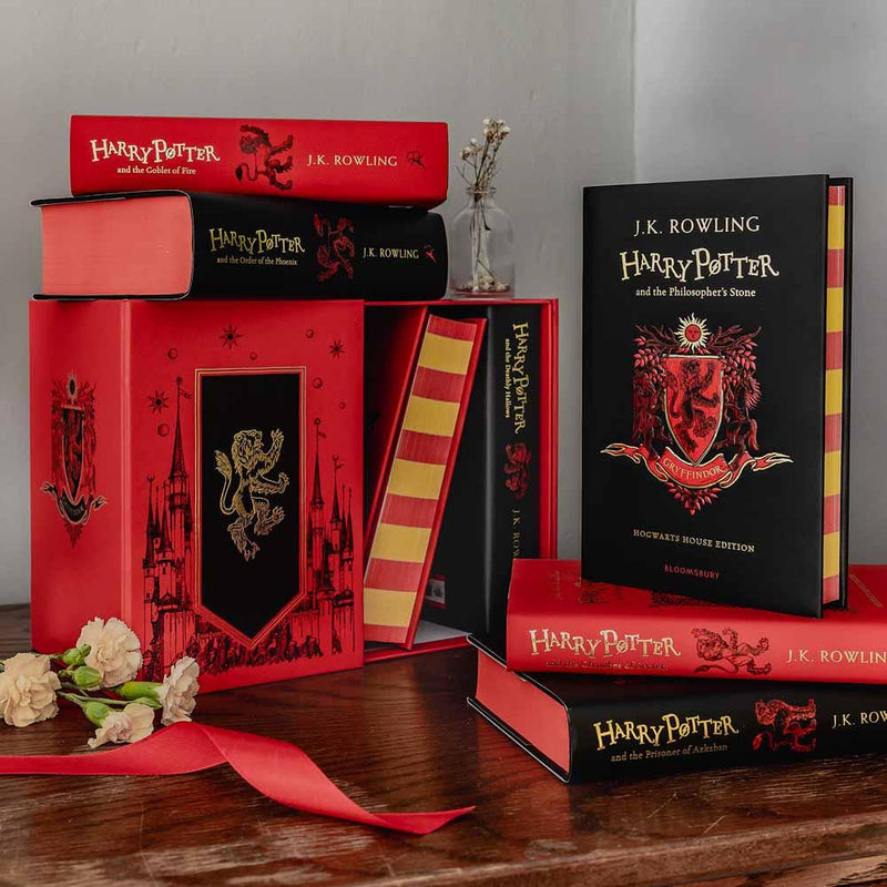 Harry Potter Gryffindor House Editions Box Set (7 Books) (J.K. Rowling) - 買書書 BuyBookBook