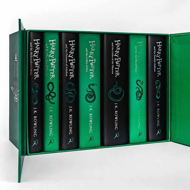 Harry Potter Slytherin House Editions Boxset (7 Books) (J.K. Rowling) - 買書書 BuyBookBook