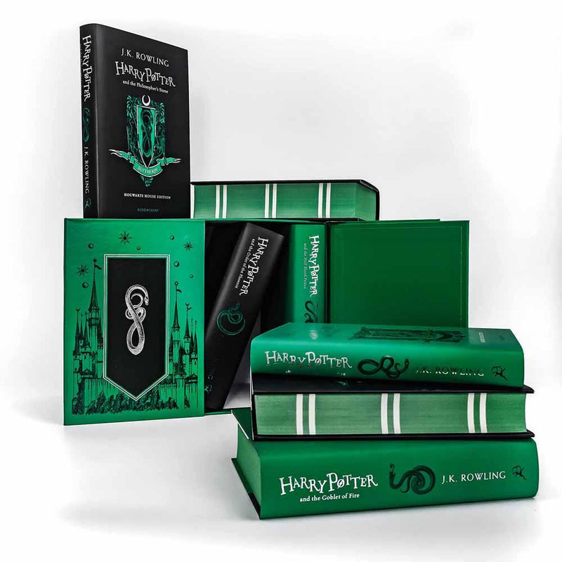 Harry Potter Slytherin House Editions Boxset (7 Books) (J.K. Rowling) - 買書書 BuyBookBook