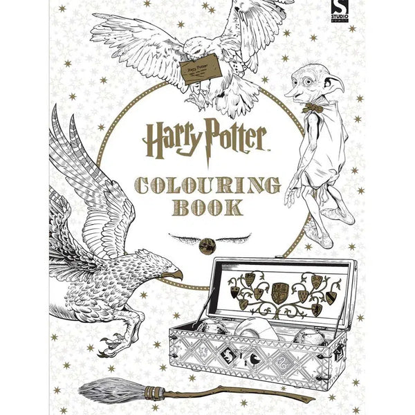 Harry Potter Colouring Book (Warner Brothers)-Activity: 繪畫貼紙 Drawing & Sticker-買書書 BuyBookBook